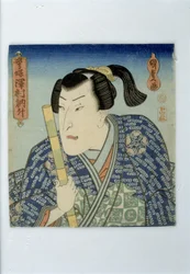 Acteur Sawamura Tossho in het stuk Uguisuzuka 